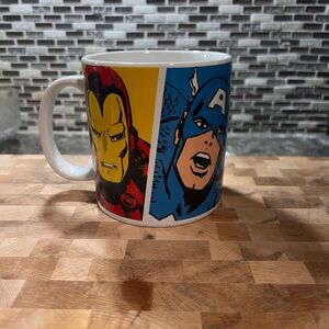 Marvel Heroes Split Face Coffee Mug – Ceramic